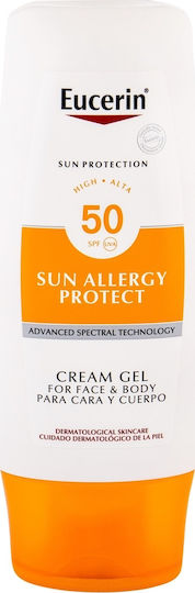 Eucerin Crema-Gel Solar Sun Allergy Protect Produse Cu Protecție Solară Gel Față Protectie Solara (SPF) 50 150ml