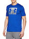 Under Armour Boxed Sportstyle Herren Sport T-Shirt Kurzarm Blau