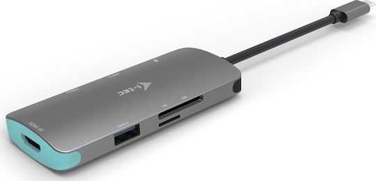 i-tec USB-C Docking Station mit HDMI 4K PD Gray (C31NANODOCKPD)