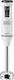 Black & Decker BXHBA600E Hand Blender with Stainless Rod 600W White