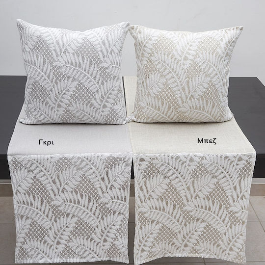 Ilis Home Runner с дантела 43537 Сив 40x170бр