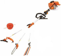 Exansa MFS-4300 Garden Multi Tool Gasoline with Pole Saw, Grass Trimmer, and Hedge Trimmer