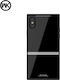 WK Cara Back Cover Πλαστικό Μαύρο (iPhone X / XS)