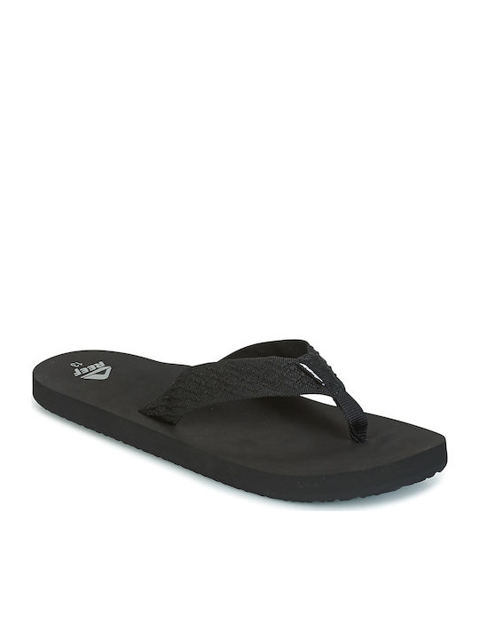 Reef Smoothy Men's Flip Flops Black