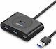 Ugreen CR113 Hub 4 Porturi USB 3.0 cu Conectare...