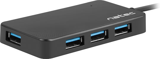 Natec Moth Hub 4 Ports USB 3.0 with USB-A Connection