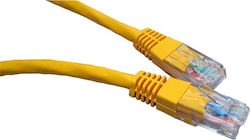 Manhattan 730808 U/UTP Cat.6 Καλώδιο Ethernet 0.25m Κίτρινο
