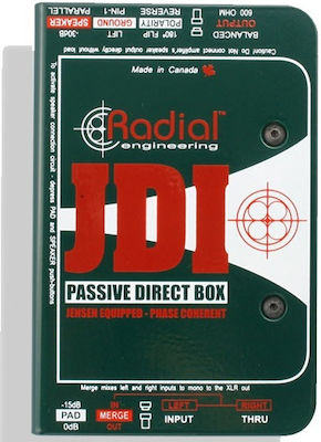 Radial JDI Παθητικό DI Box 1 Καναλιού