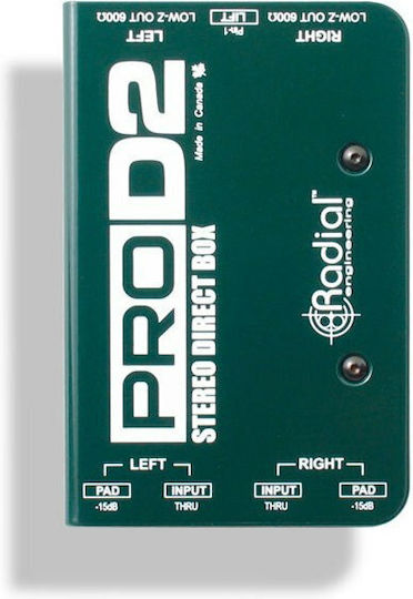 Radial Pro D2 Passive 2 Channel DI Box