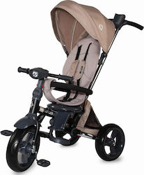 Coccolle Eva Kids Tricycle Foldable, Convertible, With Push Handle & Sunshade for 9+ Months Beige