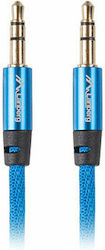 Lanberg 3.5mm Jack Cable Male - 3.5mm Male Blue 2m with Gold Plated Terminals