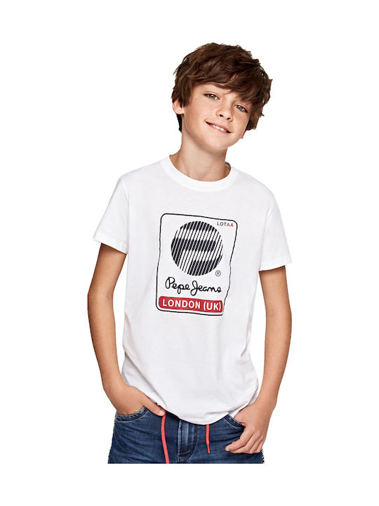 Pepe Jeans Kids' T-shirt White 45TH 03B