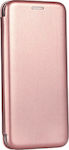 Forcell Elegance Book Ροζ Χρυσό (Huawei P30 Lite)
