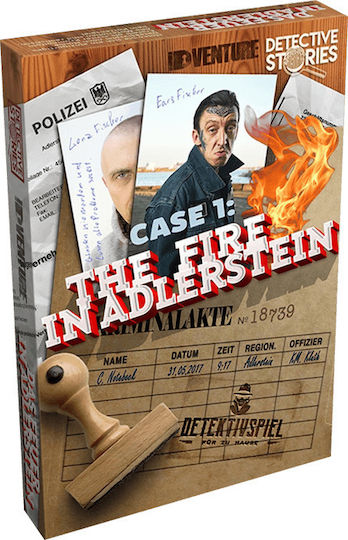 Board Game Detective Stories Case 1 The fire in Adlerstein for 1-5 Players (EN) iDventure