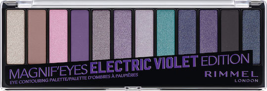 Rimmel London Magnif Contouring Palette Palette mit gepresstem Puder in Σκιές Ματιών σε Στερεή Μορφή 14.2gr