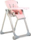 Cangaroo I Eat Foldable Highchair with Metal Frame & Leatherette Seat Pink 106982