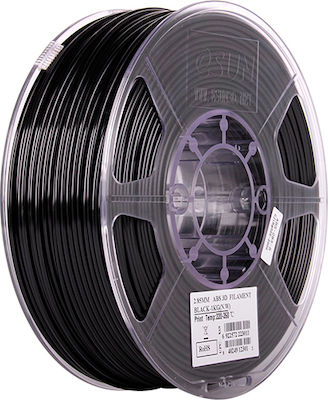 Esun ABS 3D Printer Filament 1.75mm Μαύρο 1kg