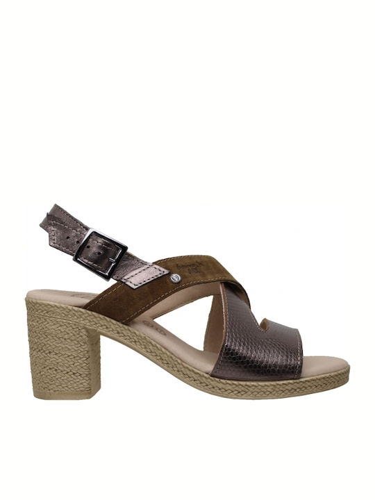 Din piele Sandale Bronze