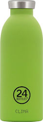 24Bottles Clima Bottle Thermos Stainless Steel BPA Free Green 500ml