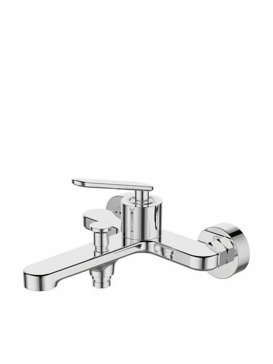 Gloria Level Mixing Bathtub Shower Faucet Silver