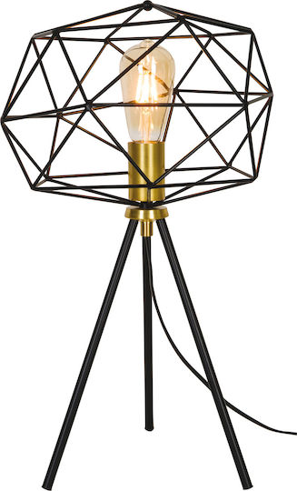Viokef Komodo Dekorative Lampe mit Fassung für E27 Lampe Schwarz