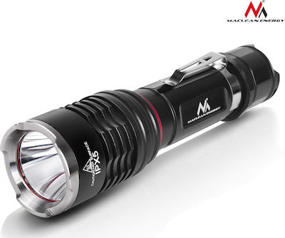 Maclean Energy Rechargeable Flashlight LED with Maximum Brightness 800lm