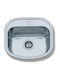Gloria Koketa Finox 304 18-1619 Drop-In Sink Inox Satin W49xD47cm Silver