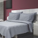 SB Home Lucifer Σετ Σεντόνια Μονά 160x240εκ. Grey (3τμχ)