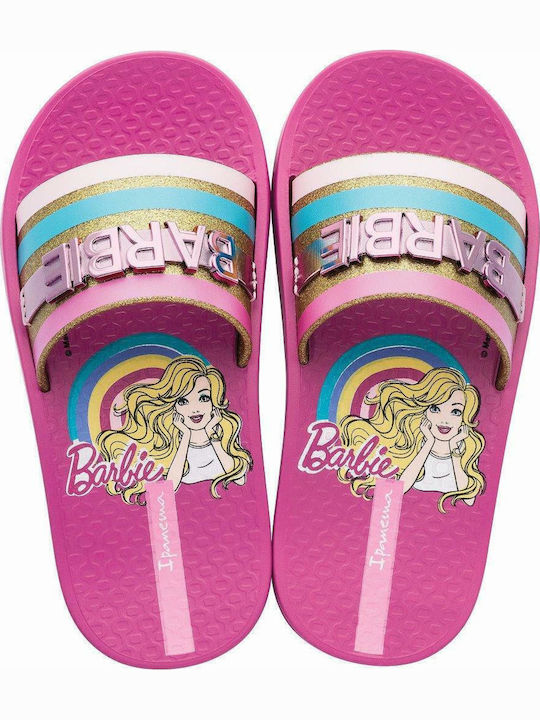 Παιδικές Σαγιονάρες Slides Barbie Ροζ
