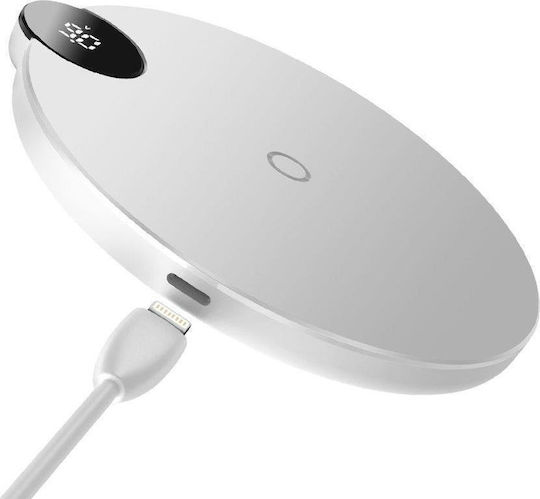 Baseus Ασύρματος Φορτιστής (Qi Pad) 10W Λευκός (WXSX-02)
