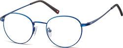 Montana Eyewear Metal Eyeglass Frame Blue MM609E