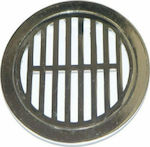 Round drainage grate - Chrome - Ø120 - 1161006