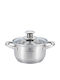 Blaumann Satin Gourmet Line Deep Stainless Steel Pot 6lt / 24cm