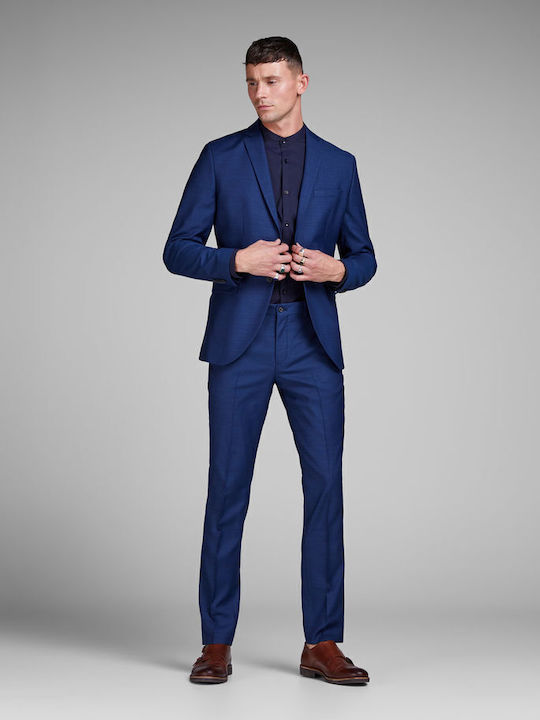 Jack & Jones Hose Anzug in Schlanker Passform Medieval Blue 12141112