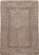 Viopros Badematte Baumwolle Rechteckig Μάρα 643296 Beige 40x60cm