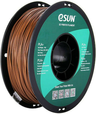 Esun PLA+ Filament pentru imprimante 3D 1.75mm Maro 1kg