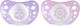 Chicco Physio Air Ορθοδοντικές Πιπίλες Σιλικόνης Ροζ για 0-6 μηνών 2τμχ