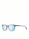 Helly Hansen Men's Sunglasses with Purple Plastic Frame and Light Blue Lens HH5011-C02