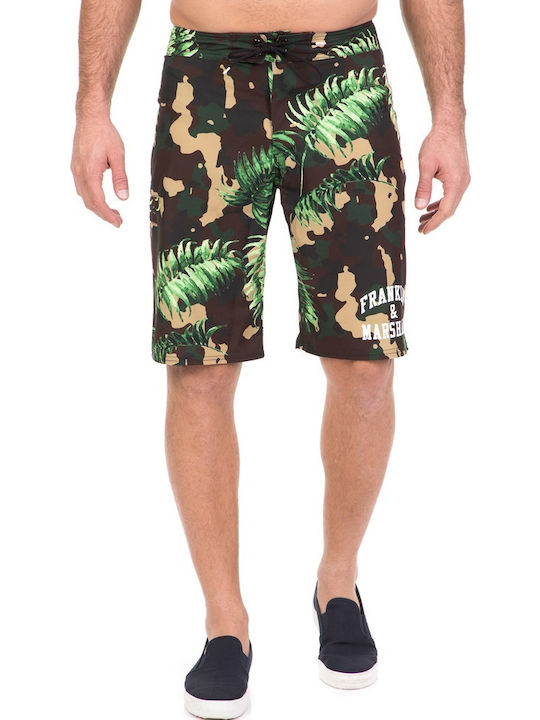 Men's Swimwear Bermuda Multicolour with Patterns