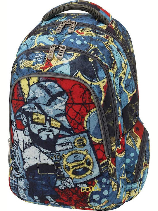 Polo Chroniq Music School Bag Backpack Junior High-High School Multicolored 25lt