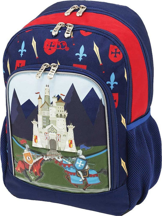 Polo Primary Ritterburg Schulranzen Rucksack Grundschule, Grundschule in Blau Farbe 15Es