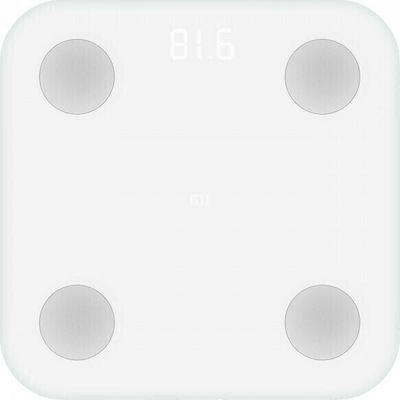 Xiaomi Mi Body Composition Scale 2 Smart Badezimmerwaage mit Körperfettmessung & Bluetooth in Weiß Farbe