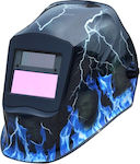 Tyno TN10E Welding Helmet with 92x42mm Visual Field Blue