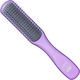 Kent AirHedz Glo Brush Short & Fine Hair Brush Hair Purple