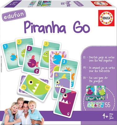 Educa Board Game Piranha Go for 2-4 Players 4+ Years 18128 (EN)