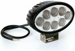 Lampa WL-4 Στρογγυλός Αδιάβροχος Προβολέας Αυτοκινήτου LED Universal 10-30V 24W 14.2cm 1τμχ