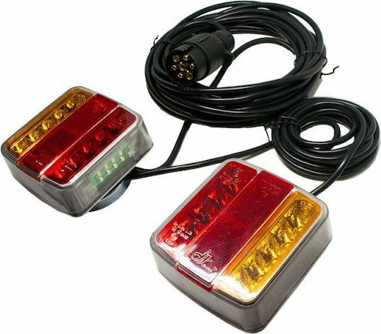 Blow Set Lumini Trailer LED DM- cu magnet 2buc