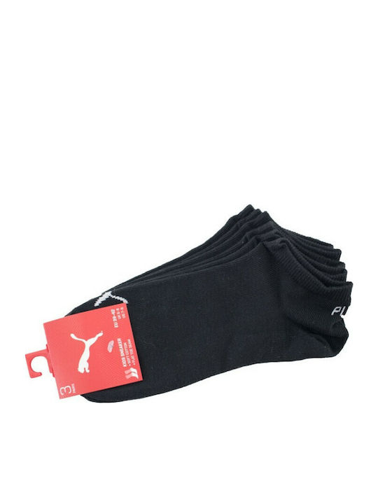 PUMA Athletic Kids' Ankle Socks Black 3 Pairs