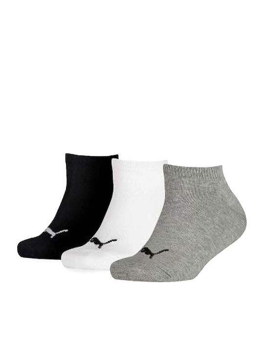 PUMA Athletic Kids' Ankle Socks Multicolored 3 ...