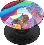 PopSockets Swappable PopGrip for Mobile Phone Rainbow Gem Gloss
